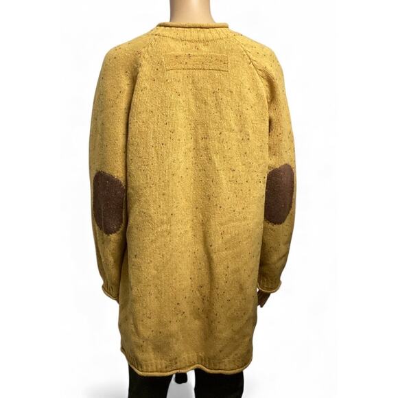 CoCo & Hu mustard yellow 80% wool cardigan Medium - Picture 3 of 8
